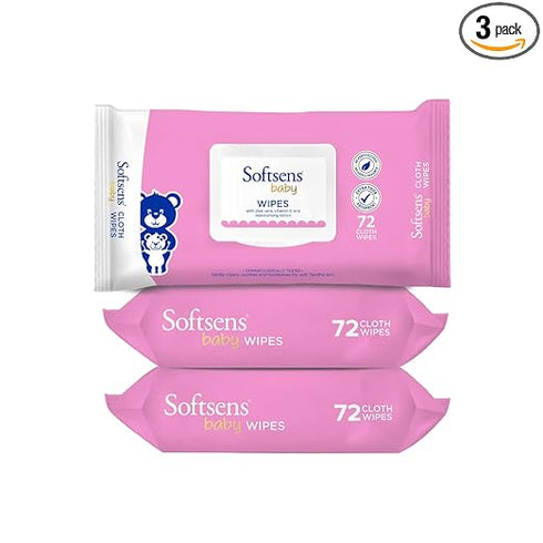 Softsens Baby Gentle Cloth Wipes